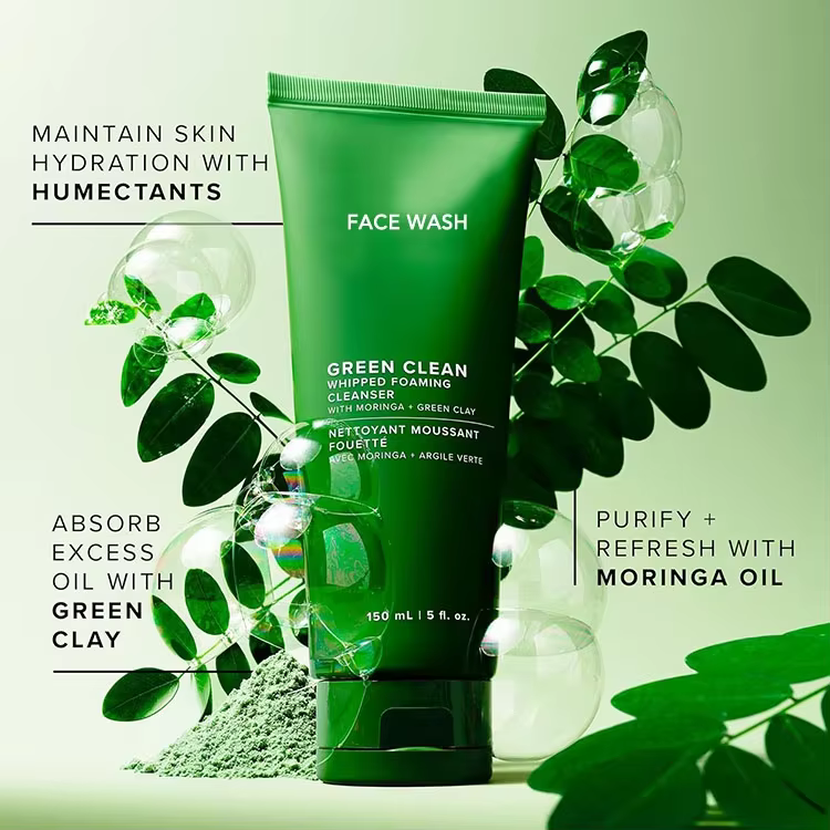 Custom Label Foaming Face Wash for Oily Skin Cleansing Gentle Facial Cleanser Exfoliator Moisturizing Face Wash for Men Women