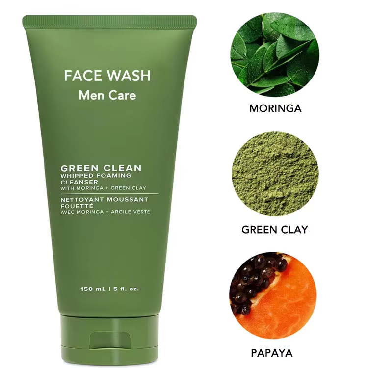 Custom Label Foaming Face Wash for Oily Skin Cleansing Gentle Facial Cleanser Exfoliator Moisturizing Face Wash for Men Women