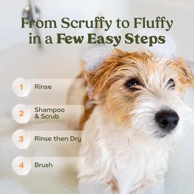 Custom Manufacturing Private Label Dog Deshedding Shampoo Deep Cleansing PH-Balanced Alcohol-free Shampoo Conditioner for Dogs