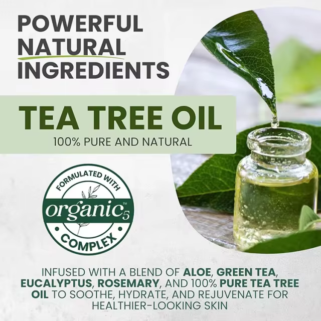 OEM Tea Tree Lavender Body Wash Helps Soothe Itchy Dry Skin Antibacterial & Antifungal Support for Body Odors and Acne