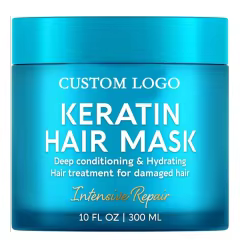 OEM Deep Conditioning Hair Mask for Damaged Dry Hair Treatment Keratin Hair Care for Hydrating Growth Repair Moisturizing