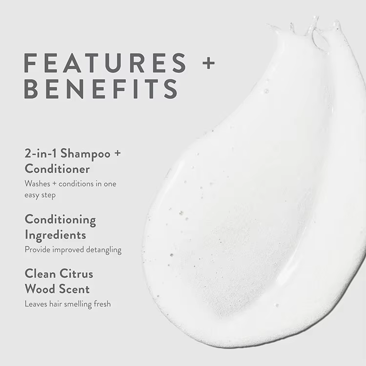 OEM 2in1 Daily Shampoo Conditioner for Men Natural Nourishing Shampoo and Conditioner Set Improves Hair Volume & Strength