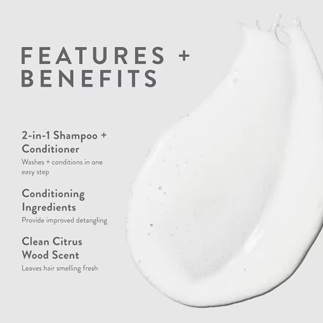 OEM 2in1 Daily Shampoo Conditioner for Men Natural Nourishing Shampoo and Conditioner Set Improves Hair Volume & Strength