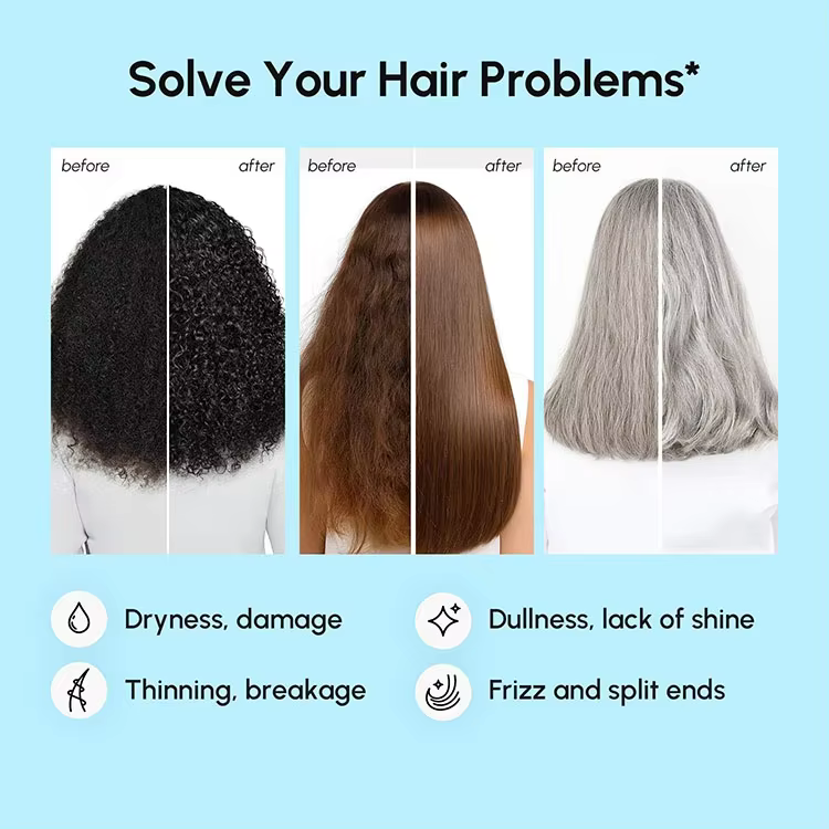 OEM Deep Conditioning Hair Mask for Damaged Dry Hair Treatment Keratin Hair Care for Hydrating Growth Repair Moisturizing