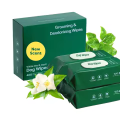 Private Label Premium Eco Organic Pet Wipes for Dogs Cats Natural Cleaning Deodorizing and Hydrating Grooming Dog Wipes