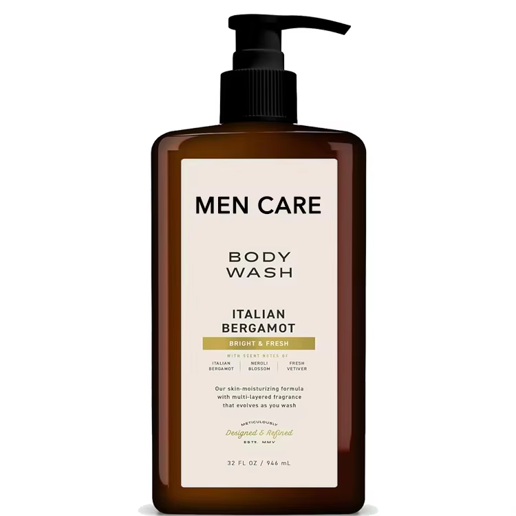GMP Facility Custom Men SkinCare Product Rich-Lathering Body Wash Fresh Cologne Scent Cleans,Moisturize and Nourish Skin