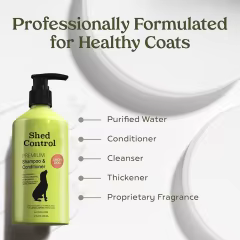 Custom Manufacturing Private Label Dog Deshedding Shampoo Deep Cleansing PH-Balanced Alcohol-free Shampoo Conditioner for Dogs