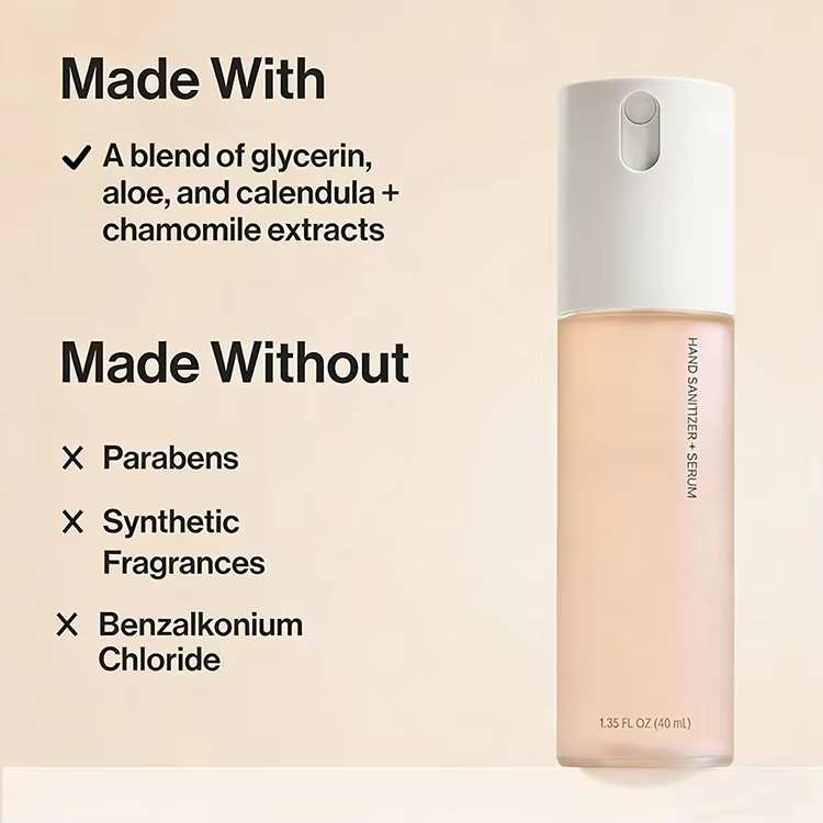 OEM Hand Sanitizer Spray Plant-Based Hypoallergenic, Quick-drying and Moisturizing on the Go Hand Sanitizer for Kids Adults