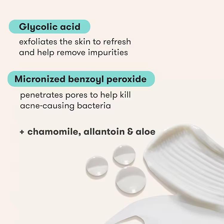 OEM Acne Treatment 3 Steps Skin Care Kit Face Wash, Repairing Acne Spot Treatment for Face and Body, Exfoliating Toner
