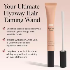 Private Label Fly Away Stick for Hair Taming Wand with Biotin, Aloe & Vitamin E Clear Serum Hair Styling Cream Finishing Stick