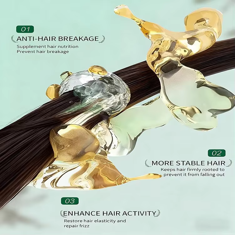 OEM Natural Pre-Wash Scalp Oil & Hair Growth Serum Pre Shampoo Dry Scalp Treatment Nourishing Repair Oil for All Hair Types