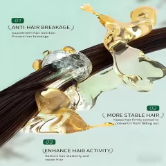 OEM Natural Pre-Wash Scalp Oil & Hair Growth Serum Pre Shampoo Dry Scalp Treatment Nourishing Repair Oil for All Hair Types
