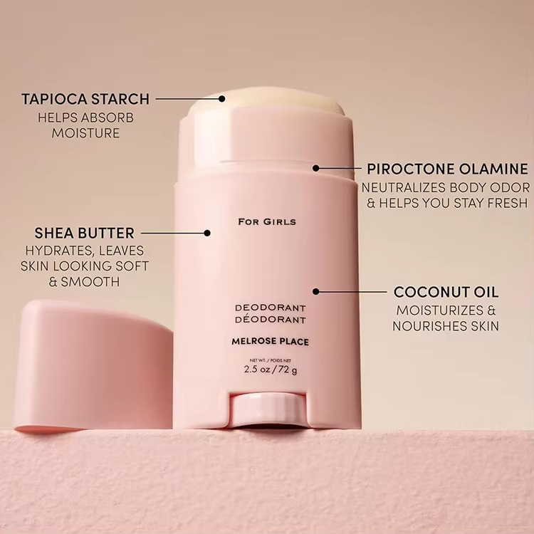 Natural Deodorant Manufacturer Women's Roll-on Deodorant Stick with Shea Butter Coconut Oil Invisible Clean, Fresh, PH Balanced
