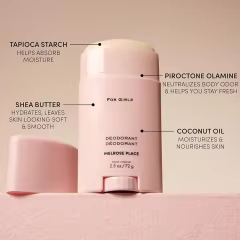 Natural Deodorant Manufacturer Women's Roll-on Deodorant Stick with Shea Butter Coconut Oil Invisible Clean, Fresh, PH Balanced