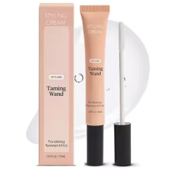 Private Label Fly Away Stick for Hair Taming Wand with Biotin, Aloe & Vitamin E Clear Serum Hair Styling Cream Finishing Stick