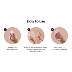 OEM Hand Sanitizer Spray Plant-Based Hypoallergenic, Quick-drying and Moisturizing on the Go Hand Sanitizer for Kids Adults