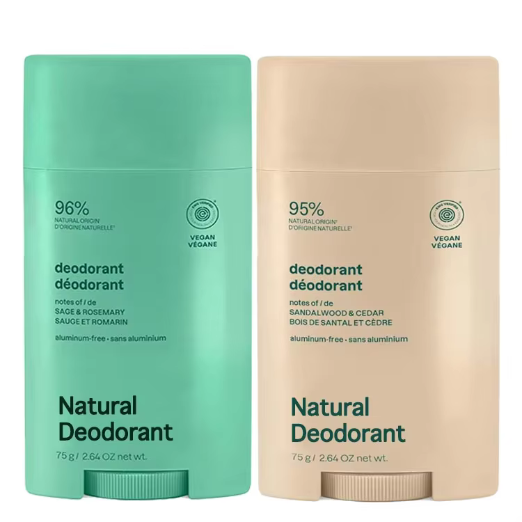 Custom Manufacturing Premium Men All Body Antiperspirant Deodorant Stick Roll on Shea Butter Magnesium Odor Sweat Control System
