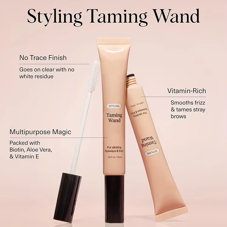 Private Label Fly Away Stick for Hair Taming Wand with Biotin, Aloe & Vitamin E Clear Serum Hair Styling Cream Finishing Stick