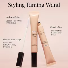 Private Label Fly Away Stick for Hair Taming Wand with Biotin, Aloe & Vitamin E Clear Serum Hair Styling Cream Finishing Stick