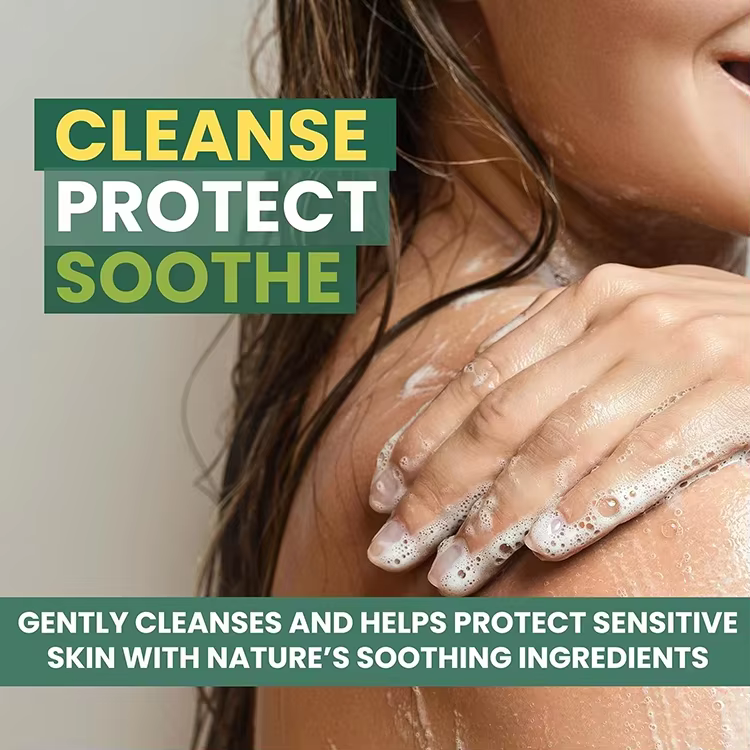 OEM Tea Tree Lavender Body Wash Helps Soothe Itchy Dry Skin Antibacterial & Antifungal Support for Body Odors and Acne