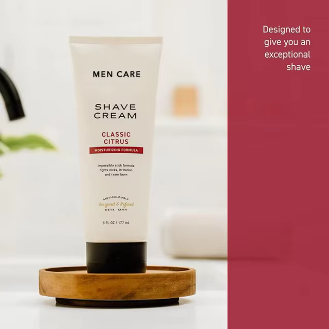 OEM Sensitive Shaving Cream with Aloe Soothes Dry Skin, Superior Beard Shaving Products No Irritation, Smooth Shave Gel for Men