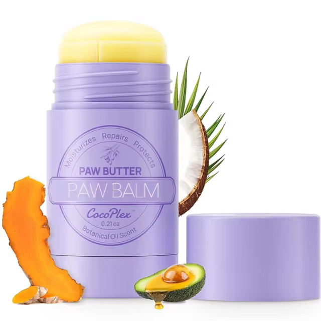 GMP Private Label Natural Paw Balm for Dogs Cats Soothing Lick Safe Moisturizing and Healing Dry Cracked Paws Cat Paw Wax Balm
