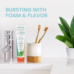 FDA Certified Toothpaste Manufacturer Botanique Teeth Whitening Fluoride Free Natural Oral Care Cleaning Toothpaste