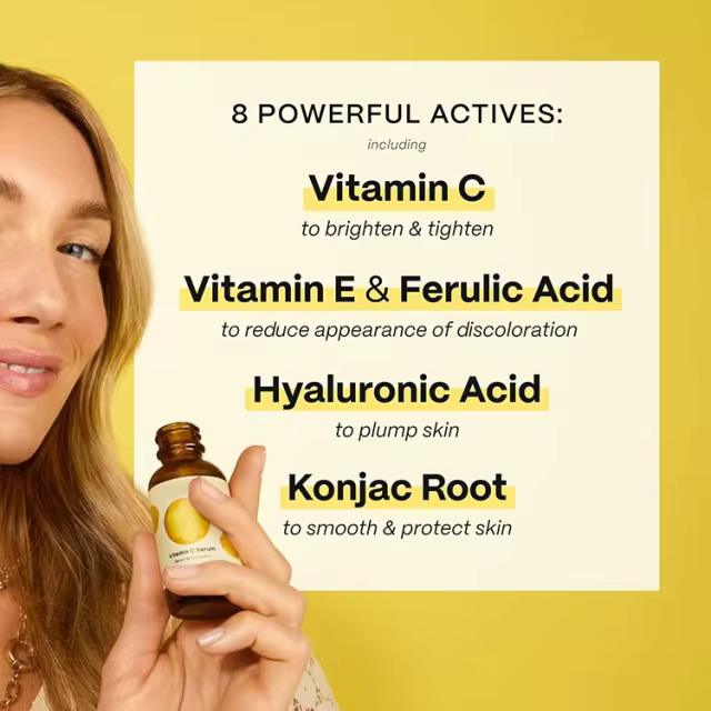 Private Label Anti Aging Wrinkles Face Serum with Vitamin C Hyaluronic Acid Vitamin E Brightening Vitamin C Serum for Face