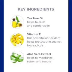 OEM Men's Facial Moisturizer with Tea Tree and Vitamin E,Deeply Moisturizing Body Lotion Relief Cream,Soothes Nourishes Dry Skin
