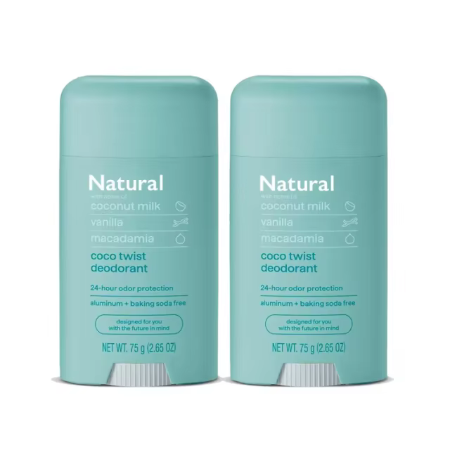 Private Label All Day Odor Control Deodorant for Sensitive Skin with Natural Refreshing Essential Oil Vanilla Coconut Scent