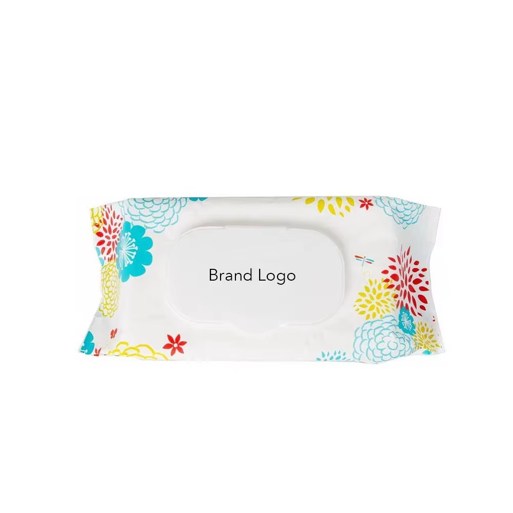 OEM Biodegradable Plant-Based Hypoallergenic Wipes 80Counts for Cleansing Hands, Faces, Hands and Tushies