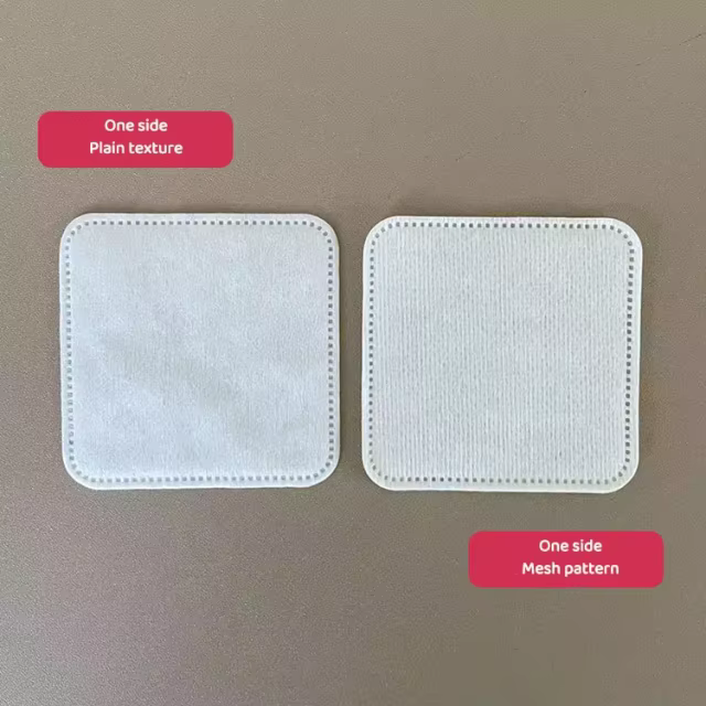 Cosmetic Dry Wipe Factory Custom Material Round Square Dry Toner Pads Exfoliating Soft Lightweight Double Sided Cotton Face Pads