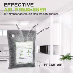 Activated Bamboo Charcoal Bag Manufacturer OEM Natural Fresh Air Purifier for Car Basement Odor Absorber for Shoes Pets