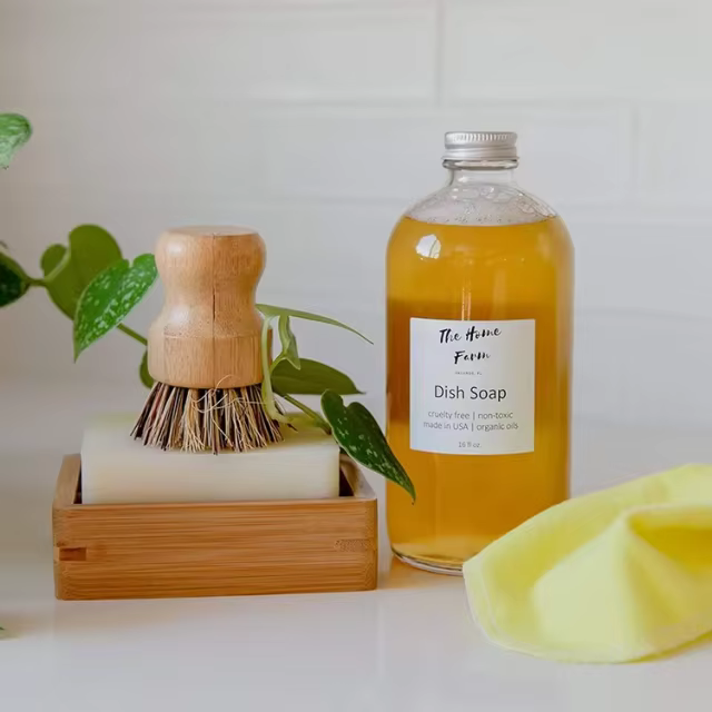 OEM Zero-waste Kitchen Products Dishwashing Soap Bar with Essence Oil for Dishes,Pots,Kitchen Sink Deep Cleaning Plastic Free