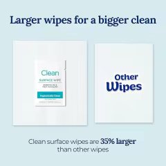 OEM Individually Wrapped Travel Cleaning Wipes All Purpose Deodorizing Freshening Cleaning Wipes with Herbal Essential Oils