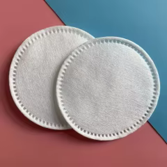 Cosmetic Dry Wipe Factory Custom Material Round Square Dry Toner Pads Exfoliating Soft Lightweight Double Sided Cotton Face Pads