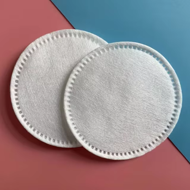 Cosmetic Dry Wipe Factory Custom Material Round Square Dry Toner Pads Exfoliating Soft Lightweight Double Sided Cotton Face Pads