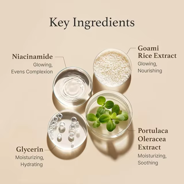 Custom Label Rice Glow Milky Toner with Niacin-amide Ceramide for Glowing Skin Non Comedogenic, Fungal Acne Safe Rice Water