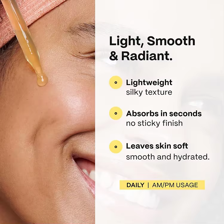 Private Label Anti Aging Wrinkles Face Serum with Vitamin C Hyaluronic Acid Vitamin E Brightening Vitamin C Serum for Face