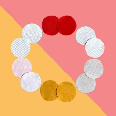 Non Woven Factory Custom Makeup Remover Cotton Pads Double Layer Facial Cleansing Dry Wipes