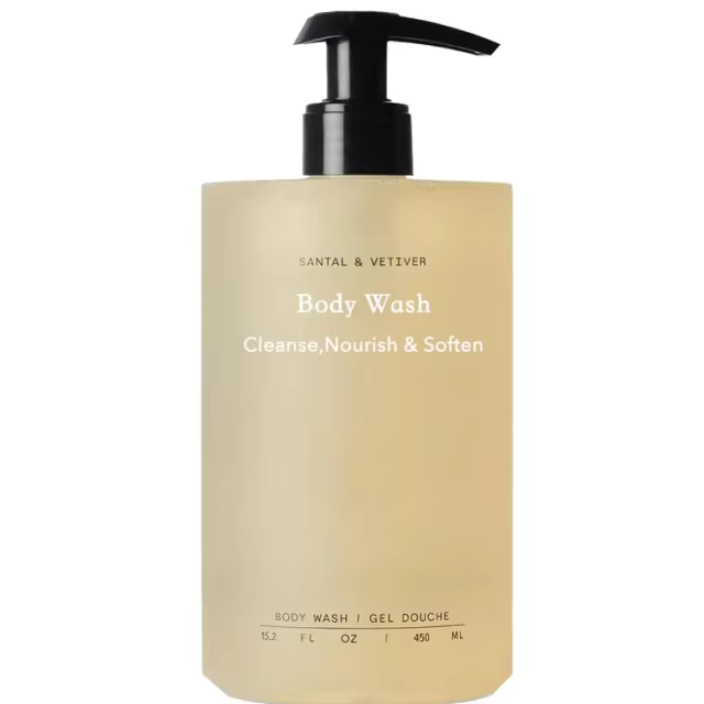 Private Label Body Soap Shower Gel with Coconut Oil, Vitamin C Antioxidant, Nourishing & Moisturizing Body Wash for Women &Men