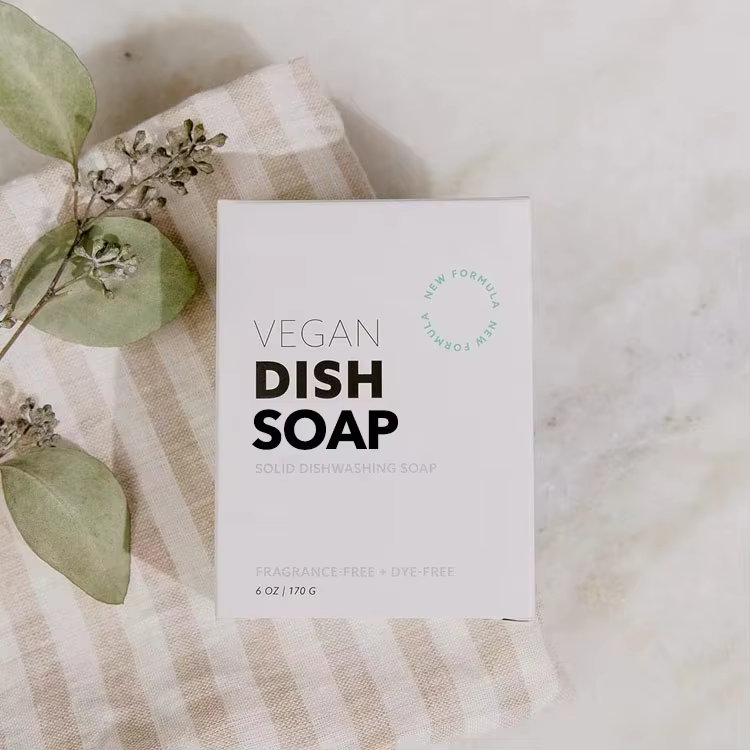 Custom Kitchen Soap Solid Dish Soap Bar for Effective Cleaning of Dishes, Pots and Pans Natural Biodegradable Dishwashing Soap