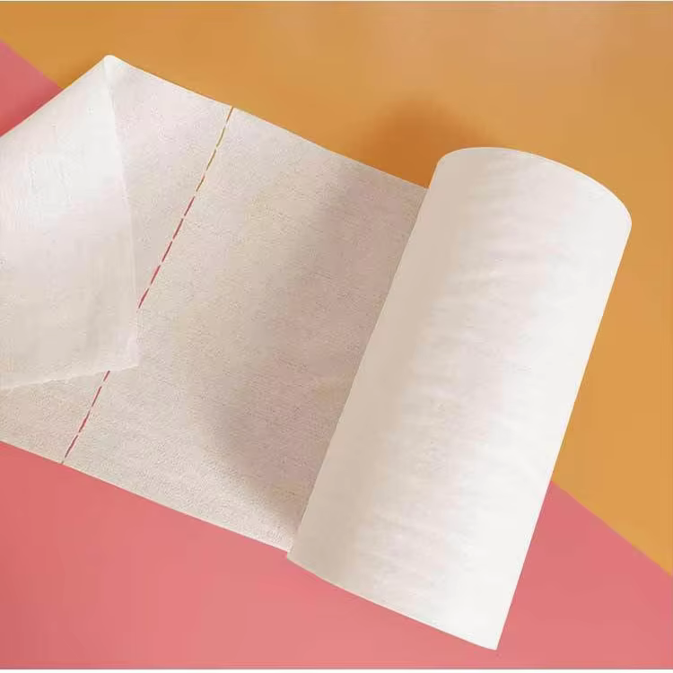 Custom Disposable Dry Wipe for Shoes Hands Kitchen Pet Cleaning Biodegradable Viscose Hygienic Nonwoven Fabric Wholesale