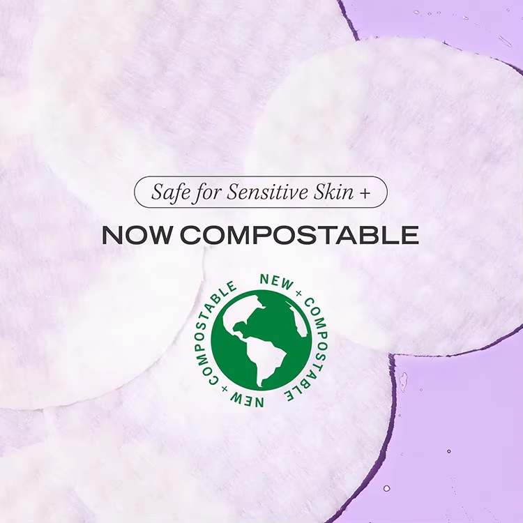Compostable Ingrown Hair Pads Aftershave Treatment Wipes Help Prevent Razor Bumps for Men Women Exfoliate Underarms Bikini Area