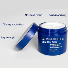 OEM Men's Facial Moisturizer with Tea Tree and Vitamin E,Deeply Moisturizing Body Lotion Relief Cream,Soothes Nourishes Dry Skin