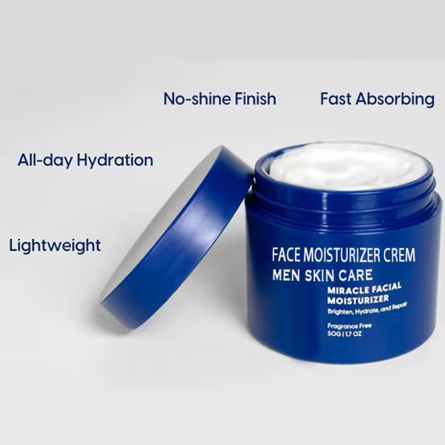 OEM Men's Facial Moisturizer with Tea Tree and Vitamin E,Deeply Moisturizing Body Lotion Relief Cream,Soothes Nourishes Dry Skin