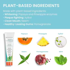 FDA Certified Toothpaste Manufacturer Botanique Teeth Whitening Fluoride Free Natural Oral Care Cleaning Toothpaste
