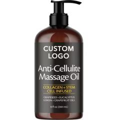 OEM Firming Body Massage Oil with Collagen Stem Cell Anti Cellulite Refreshing Aromatherapy Body Oil for Legs & Full Body