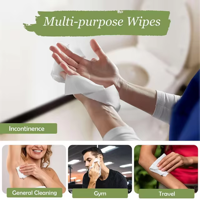 Individually Wrapped Disposable Body Wipes for Women Men After Gym Bathing Wipes Outdoors Sports Camping Shower Wipes for Adults