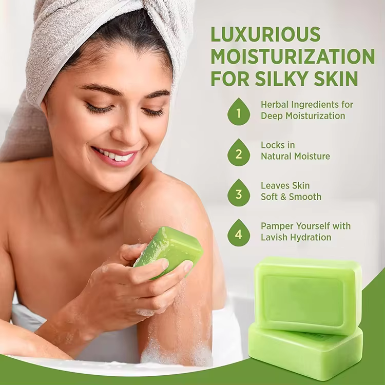 Custom Label Antifungal Tea Tree Soap Antibacterial Treatment for Face & Body Acne Herbal Soap Bar for Skin Soothing&Hydration